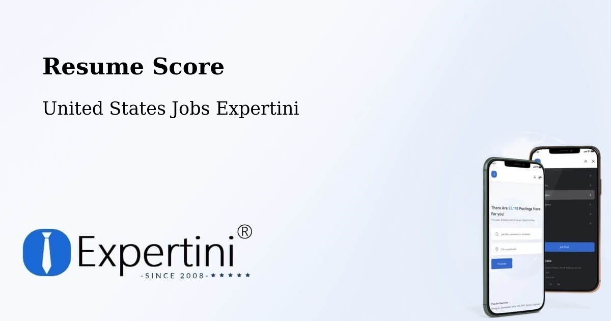 Resume Score & Job Description Match Tool – Keyes - United States Jobs Expertini